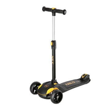 NILS Fun HLB122 Led črn otroški skiro