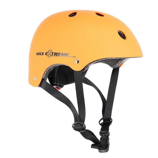 Nils Extreme MTV12 Orange Matt Méret XL (55-61 cm) sisak