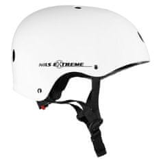 shumee MTV12 BELA MAT VELIKOST M (50-55 cm) ČELADA NILS EXTREME