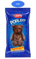 Aldiva Porleo medvedek temna čokolada 50g (4 kosi)