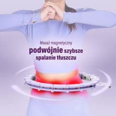 HMS HHM14 Hula Hop Violet mágnesekkel és súllyal + számláló