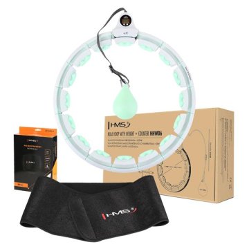 HMS Hula Hop Set HHW06 zöld, gravitációs labdával és pulttal + öv BR163 fekete