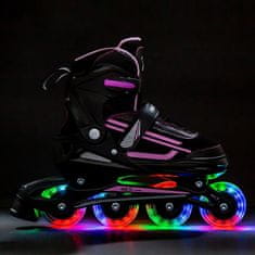 Nils Extreme NJ19803A Led Pink Méret L (39-42) Görkorcsolya 