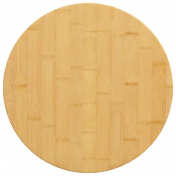 Vidaxl Mizna plošča Ø50x4 cm bambus