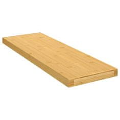 Vidaxl Stenska polica 60x20x2,5 cm bambus