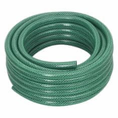 Vidaxl Vrtna cev zelena 50 m PVC