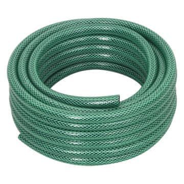 Vidaxl Vrtna cev zelena 0,6" 10 m PVC