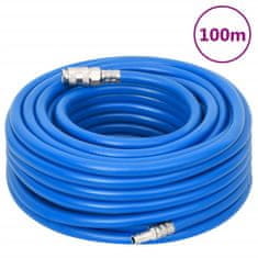 Vidaxl Zračna cev modra 100 m PVC