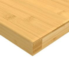 Vidaxl Stenska polica 60x20x2,5 cm bambus