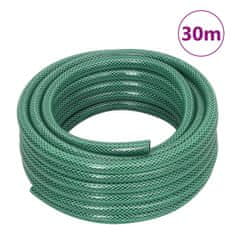 Vidaxl Vrtna cev zelena 0,5 30 m PVC