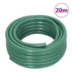 Vidaxl Vrtna cev zelena 0,6" 20 m PVC
