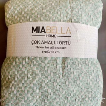 MIABELLA Pregrinjalo QUADRO svetlo zelena 170x200