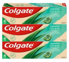 Colgate Naravni izvlečki Aloe Vera zobna pasta, 3 x 75 ml