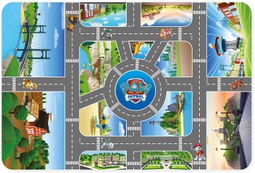 shumee Ultra mehka otroška preproga 100x150 Paw Patrol Cities