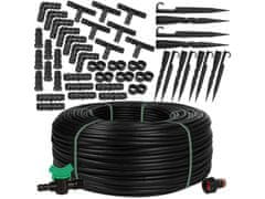 Bellushortus Črna kapljična cev Rivulis HYDRO 16mm/0,30m/1,2l/h 100m+dodatki