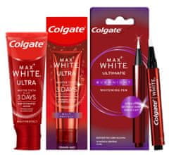 Colgate Max White Overnight Whitening Pen 2,5 ml + Max White Ultra Multiprotect, 50 ml