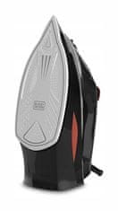 Black+Decker Parni likalnik Black+Decker BXIR3000E, 3000W, črna, ergonomska zasnova, funkcija samodejnega izklopa, 0,42 l rezervoar