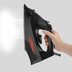 Black+Decker Parni likalnik Black+Decker BXIR3000E, 3000W, črna, ergonomska zasnova, funkcija samodejnega izklopa, 0,42 l rezervoar