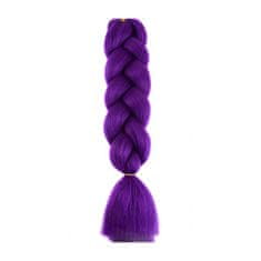 Carla Pletenice iz sintetičnih las Teven vijolična 120 cm