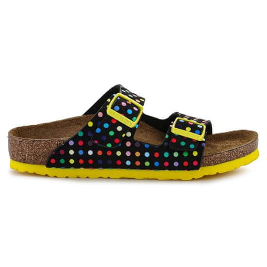 Birkenstock Japanke črna Arizona Rivet Logo