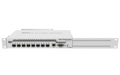 CRS309-1G-8S+IN 1x GLAN, 8x 10G SFP+, dvojni zagon (SwitchOS, RouterOS L5)
