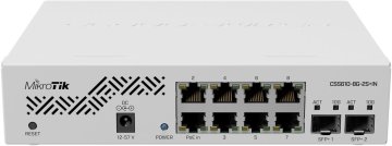 Mikrotik Stikalo CSS610-8G-2S+IN 8x GLan, 2x SFP+, 1x PoE vhod