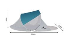 Trizand Plažni šotor 220x120x90cm - turkizna - siva