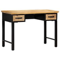 Vidaxl Pisalna miza 110x50x76 cm trden mangov les