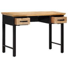 Vidaxl Pisalna miza 110x50x76 cm trden mangov les