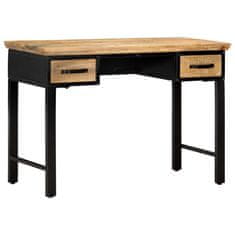 Vidaxl Pisalna miza 110x50x76 cm trden mangov les