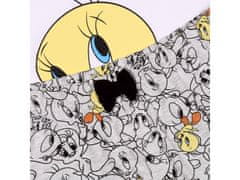 Looney Tunes Looney Tunes Tweety dekliška pižama s kratkimi rokavi v beli in sivi barvi, poletne pižame 158