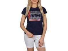 NASA Nasa Temno modro-siva, poletna dekliška pižama, pižama s kratkimi rokavi 12 lat 152 cm