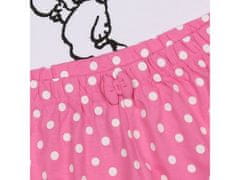 Snoopy Snoopy Arašidi Belo-roza dekliška pižama, pižama s kratkimi rokavi 10 lat 140 cm