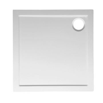 Bruckner Kvadratna Marmorna Tuš Kad 80x80cm - Bela Eleganca