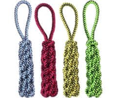PET Toys vrv igrača za pse, modra/rdeča/rumena/zelena, 35 cm