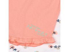 sarcia.eu Prijatelji Friends Belo-marelična dekliška pižama s kratkimi hlačami 9-10 lat 134/140 cm