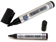 Verkgroup Črni permanentni 13cm marker za označevanje okrogel 2mm