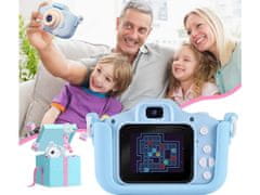 Verkgroup Aku. digitalni fotoaparat LCD za otroke SD moder + etui in trak