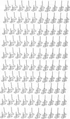 Korbi Zasivne sponke za plastični varilnik RS28 500 kos