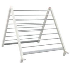 Vidaxl Stojalo za sušenje za kopalno kad raztegljivo 53-90 cm aluminij