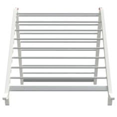 Vidaxl Stojalo za sušenje za kopalno kad raztegljivo 53-90 cm aluminij
