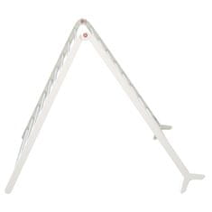 Vidaxl Stojalo za sušenje za kopalno kad raztegljivo 53-90 cm aluminij