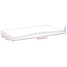 Vidaxl Mizna plošča 110x60x2,5 cm bambus