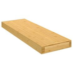 Vidaxl Stenska polica 60x20x4 cm bambus