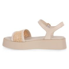 Frau Sandali krem 37 EU Rafia Macrame Ecru