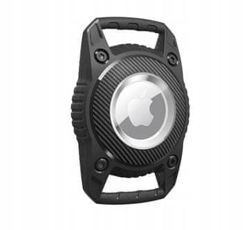 Korbi Trpežno Vodoodporno Ohišje Za Airtag (Črno)