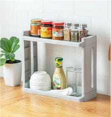 Korbi Prenosna Ožja Bela Večnamenska Omara na Kolesih