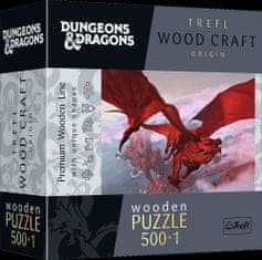 Trefl Wood Craft Origin Puzzle Dungeons&Dragons: Starodavni rdeči zmaj 501 del
