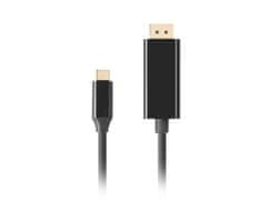 Lanberg Kabel USB-C(M)->DisplayPort(M) 3m 4K 60Hz črn