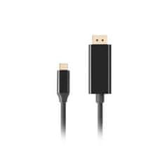 Lanberg Kabel USB-C(M)-&gt;DisplayPort(M) 1m 4K 60Hz črn